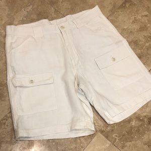 Men’s Tasso Elba Island linen blend shorts